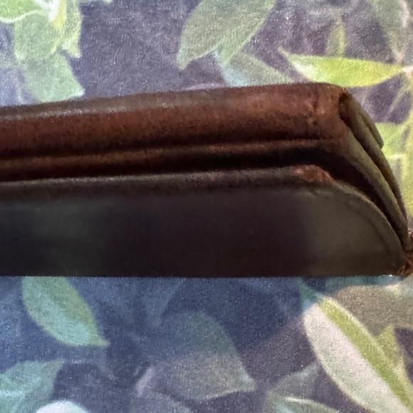Prada Dark Brown Vintage Leather Wallet - Picture 9 of 9